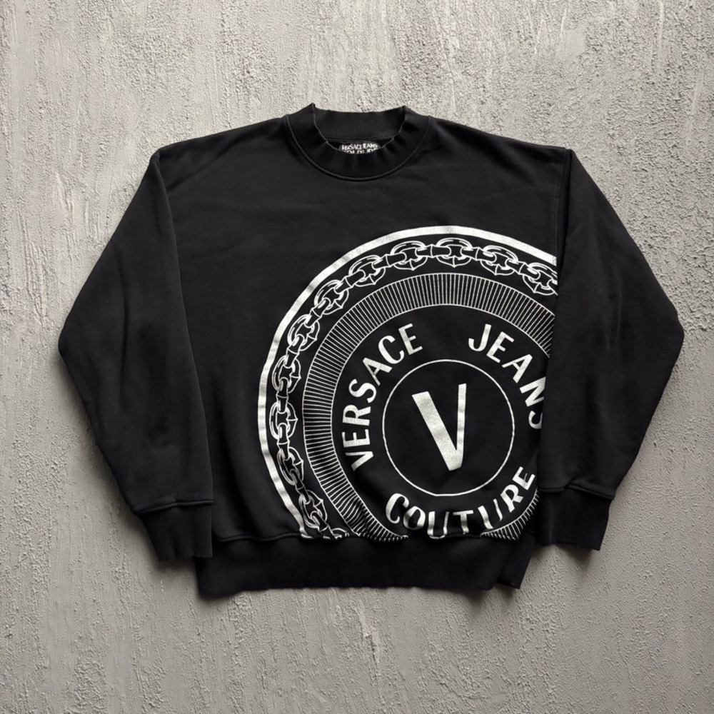 Versace Jeans Couture Sweatshirt Mens Large Black